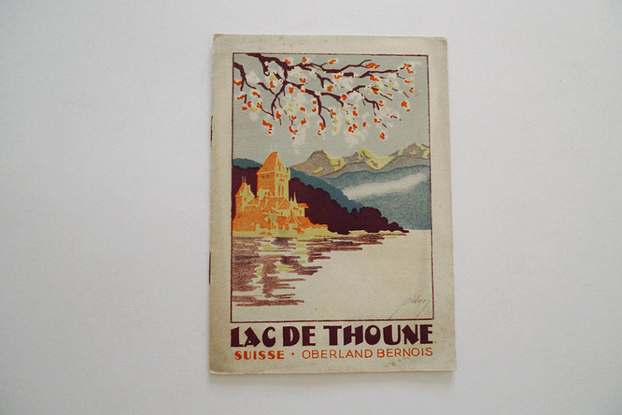 Lac de Thoune Suisse Oberland Bernois 1934 - Galerie 1881