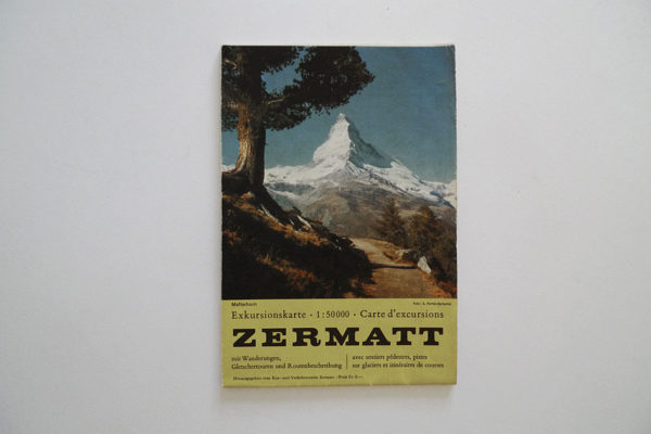 Exkursionskarte / Carte d'excursions Zermatt