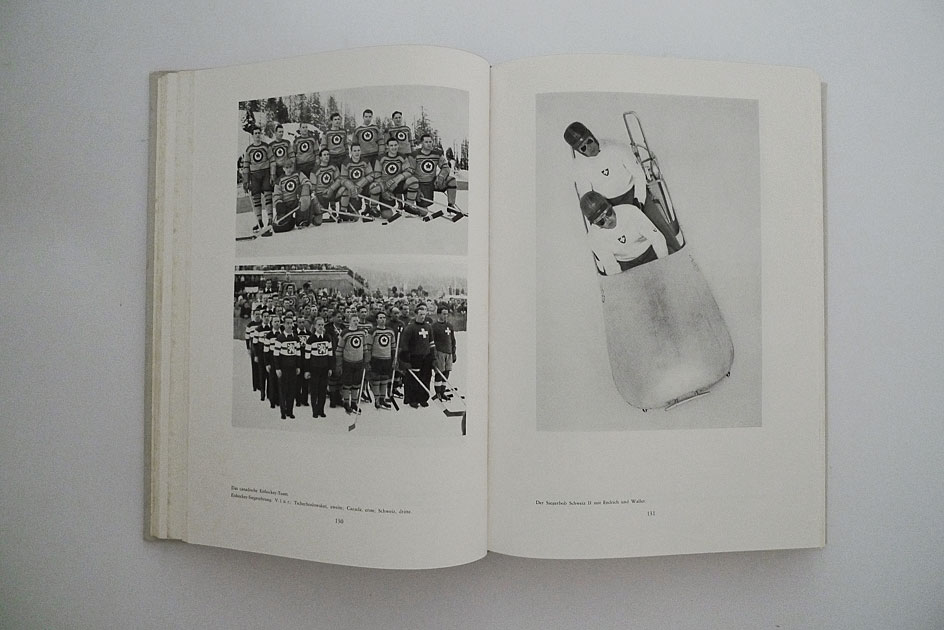Dokumentation der olympischen Winterspiele in St. Moritz von 1948 und der Olympiade in London