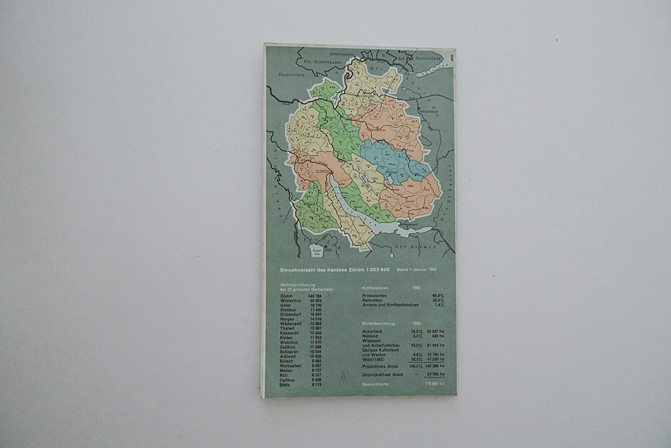 Schulkarte des Kantons Zürich