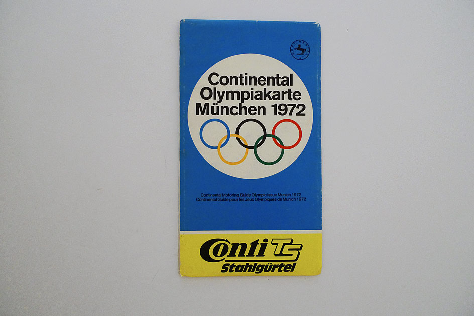Olympiakarte München 1972