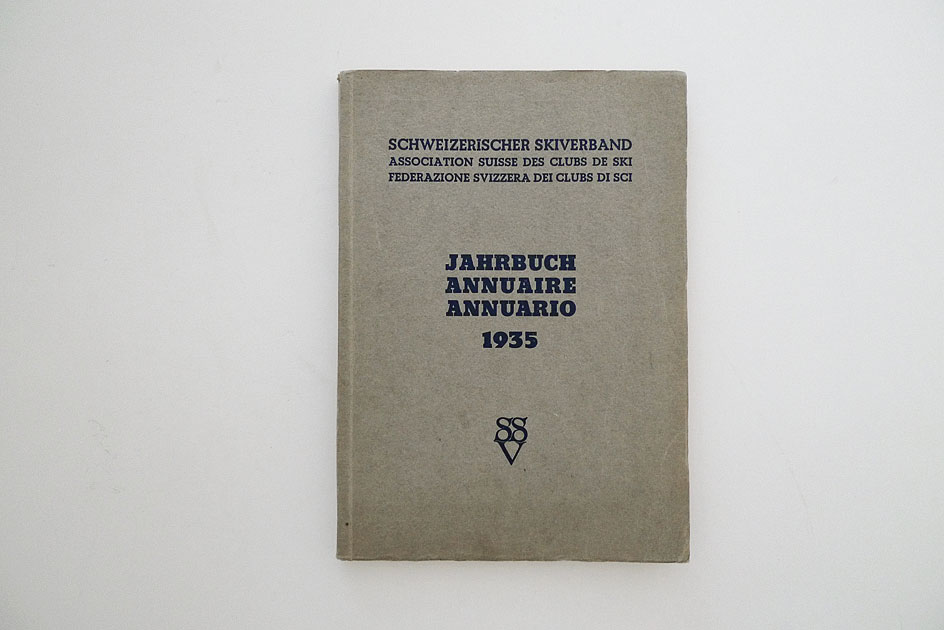 Schweizerischer Skiverband. Jahrbuch 1935
