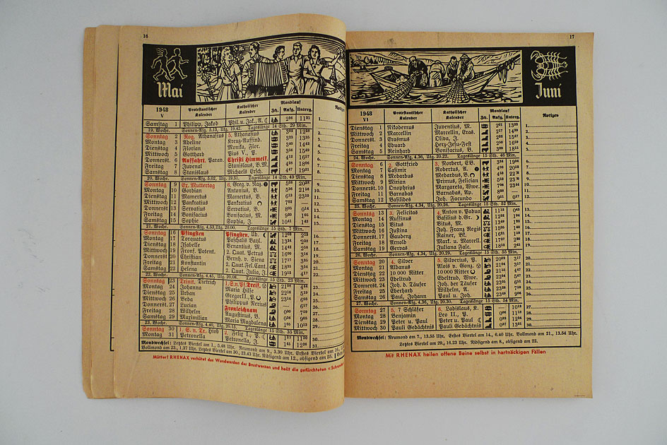 Schweizer Rot-Kreuz Kalender 1948