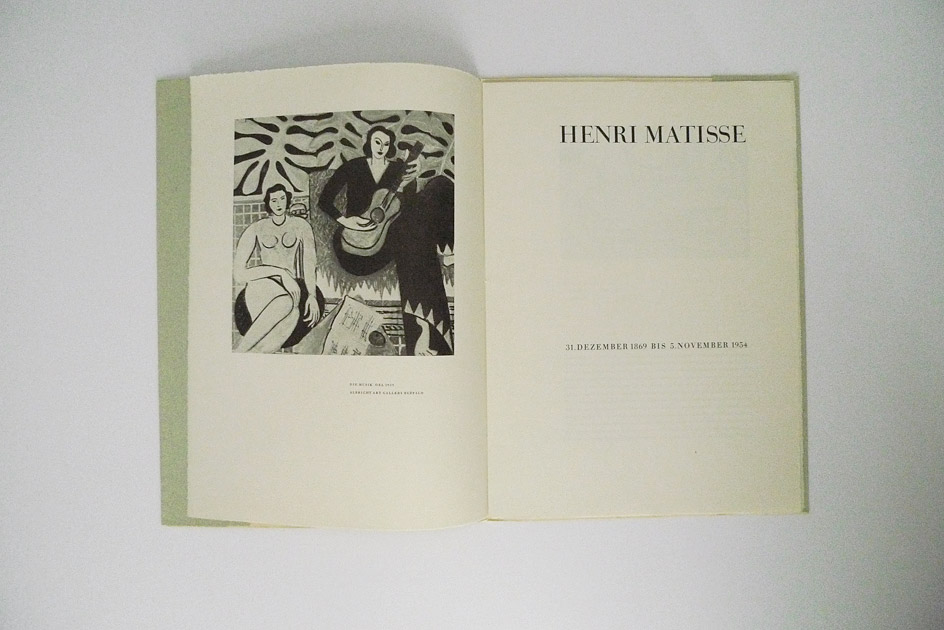 Gotthard Jedlicka – Henri Matisse