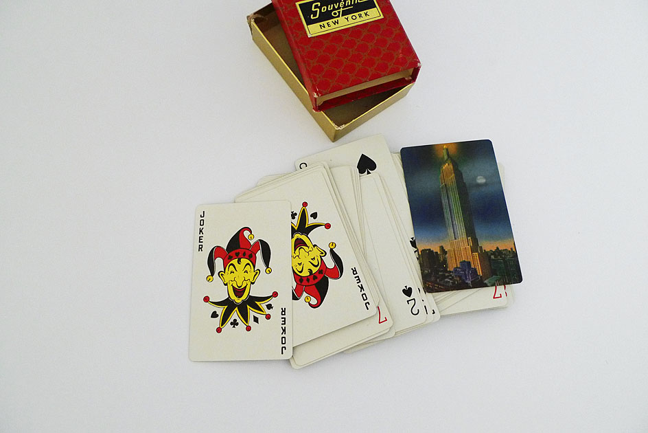 Souvenir of New York – Empire State Building Playing Cards