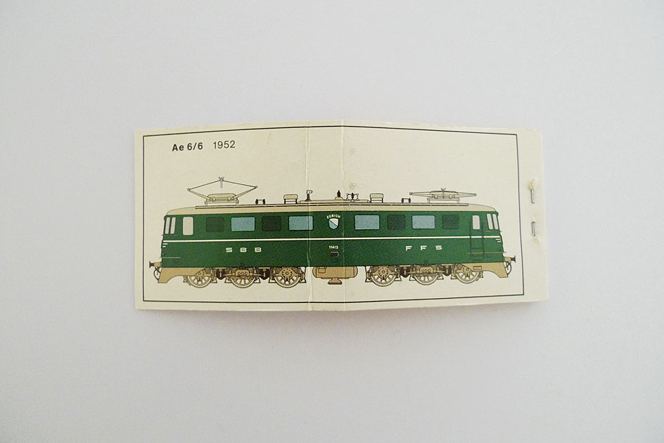 Zündholzbriefchen Lokomotiven