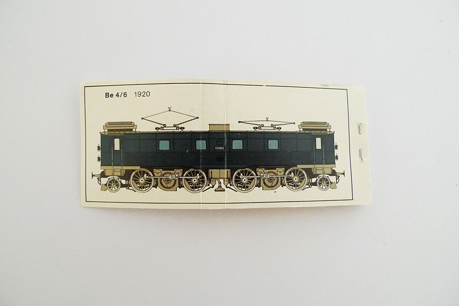 Zündholzbriefchen Lokomotiven