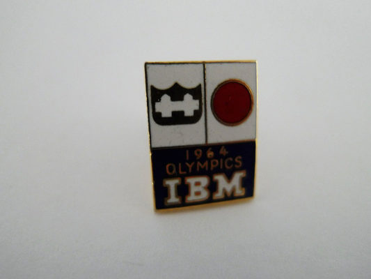 Pin 1964 Olympics IBM