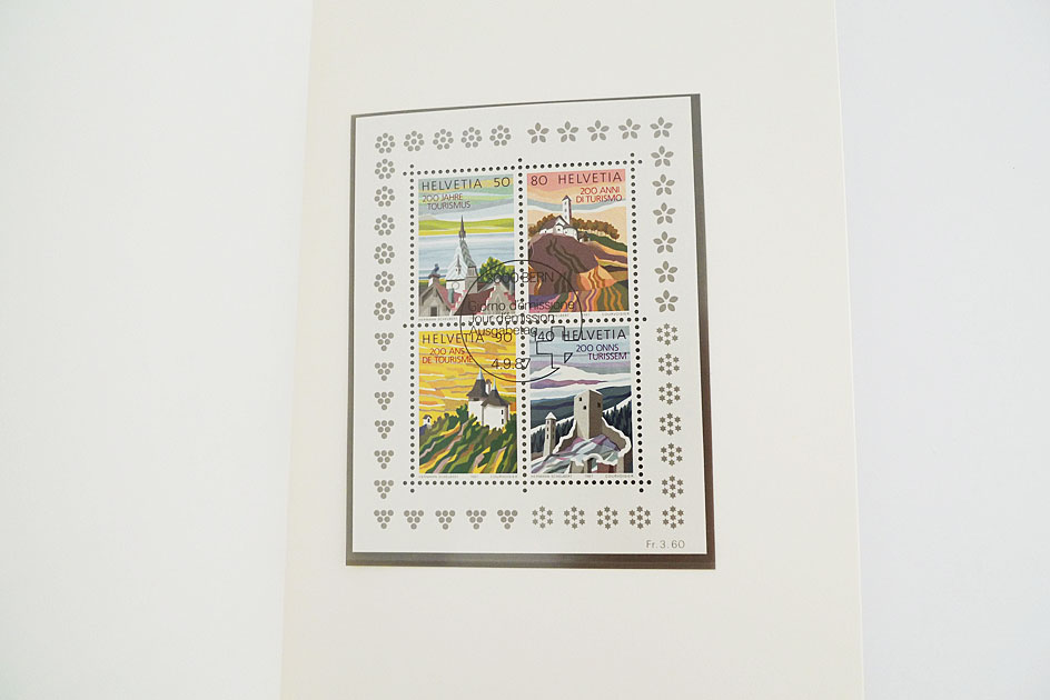 PTT Sonderpostmarken; 200 Jahre Tourismus in der Schweiz