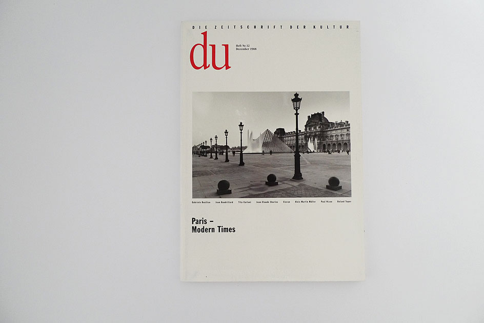 Du; Paris – Modern Times