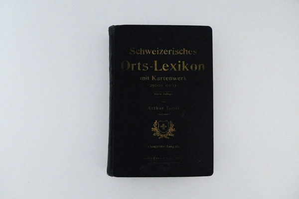 Schweizerisches Orts-Lexikon mit Kartenwerk