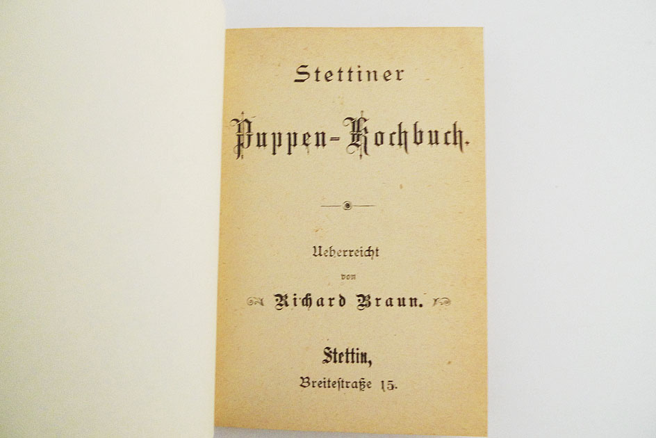 Stettiner Puppen-Kochbuch
