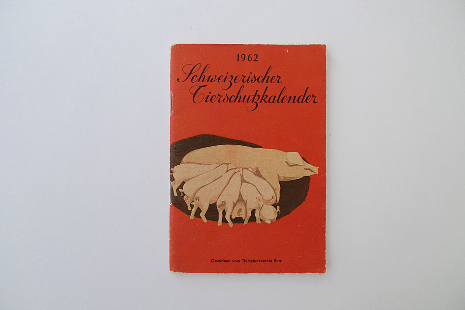 Schweizerischer Tierschutzkalender 1962