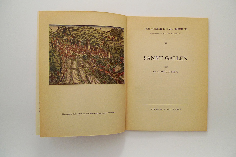 Sankt Gallen; Schweizer Heimatbücher; Nr. 35