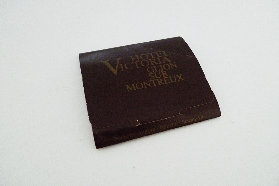 Nähset; Hotel Victoria, Glion sur Montreux