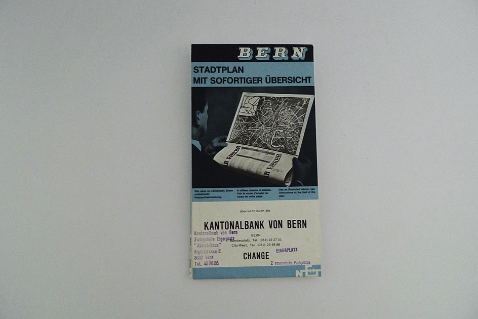 Bern; Stadtplan mit sofortiger Übersicht