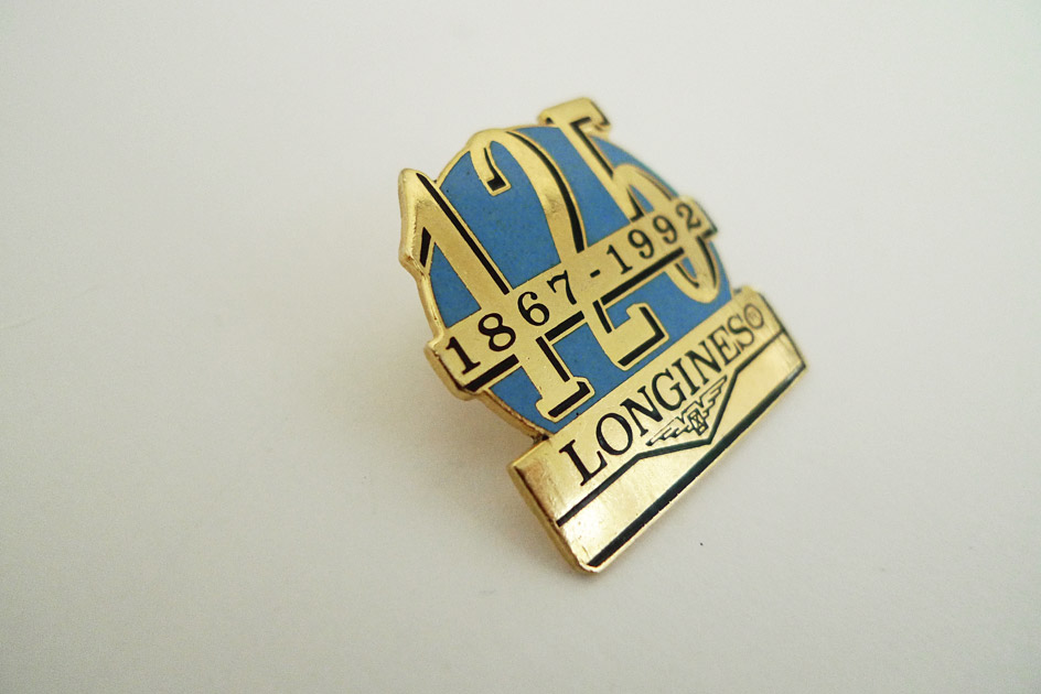 Pin Longines 125 Jahre; 1867 – 1992