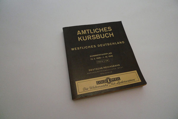 Amtliches Kursbuch. Westliches Deutschland
