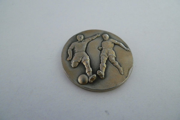 Medaille Plakette Fussball