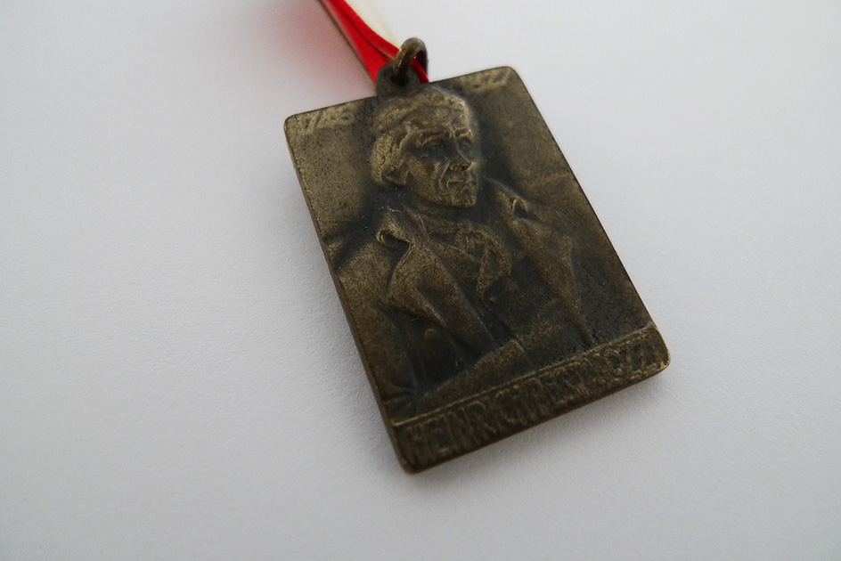 Medaille Johann Heinrich Pestalozzi