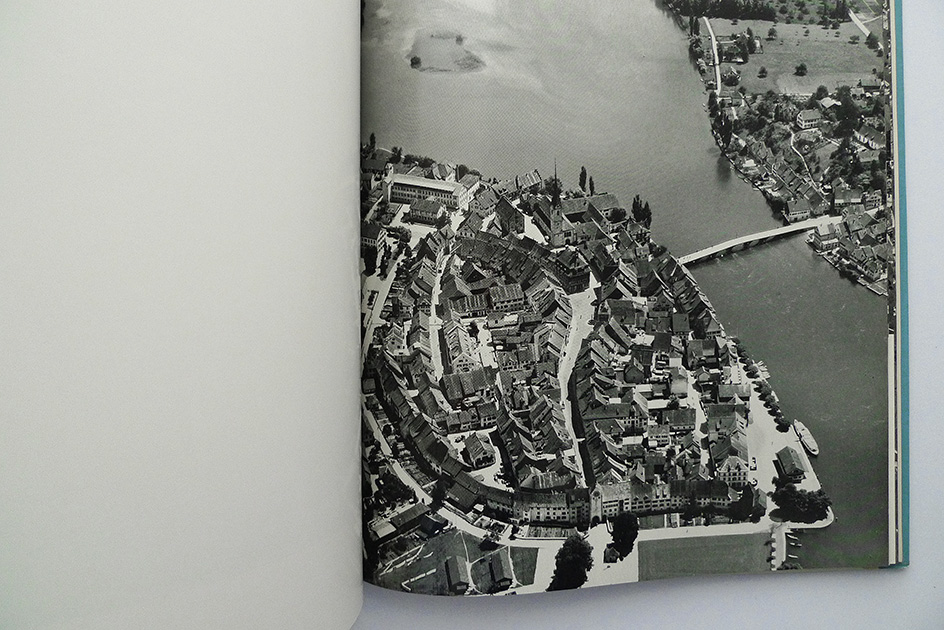 Flugbild der Schweizer Stadt