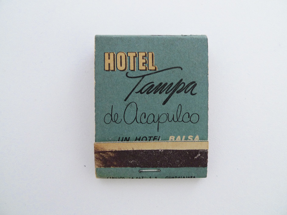 Zündholzbriefchen Hotel Tampa, Acapulco