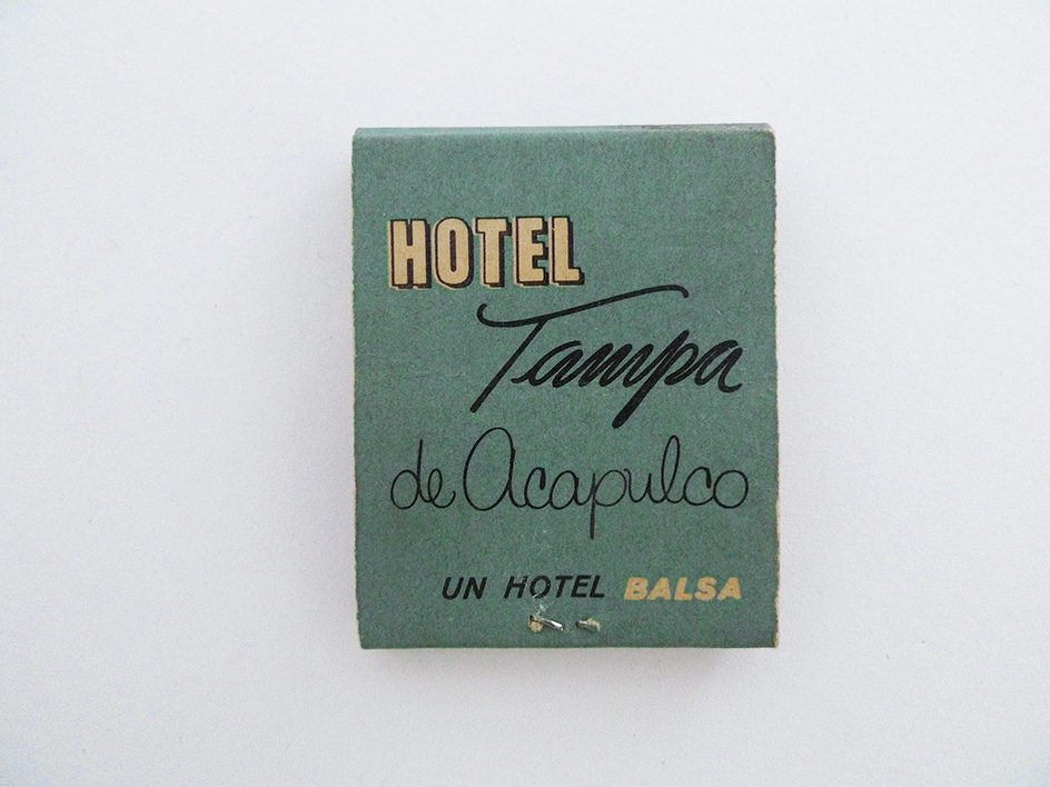 Zündholzbriefchen Hotel Tampa, Acapulco