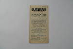 Lucerne - Plan de la Ville