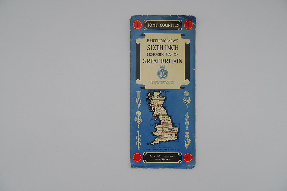 Motoring Map of Great Britain