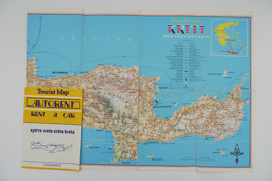 Tourist Map Kreta – crete