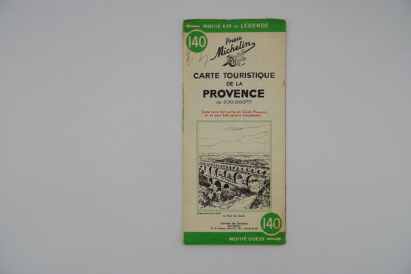 Carte touristique de la Provence