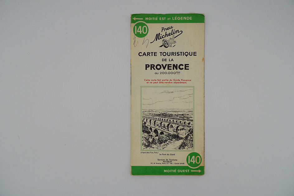 Carte touristique de la Provence