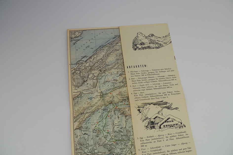 Skitourenkarte der Firstbahn