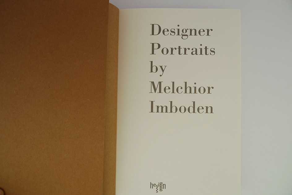 Designer Portraits by Melchior Imboden