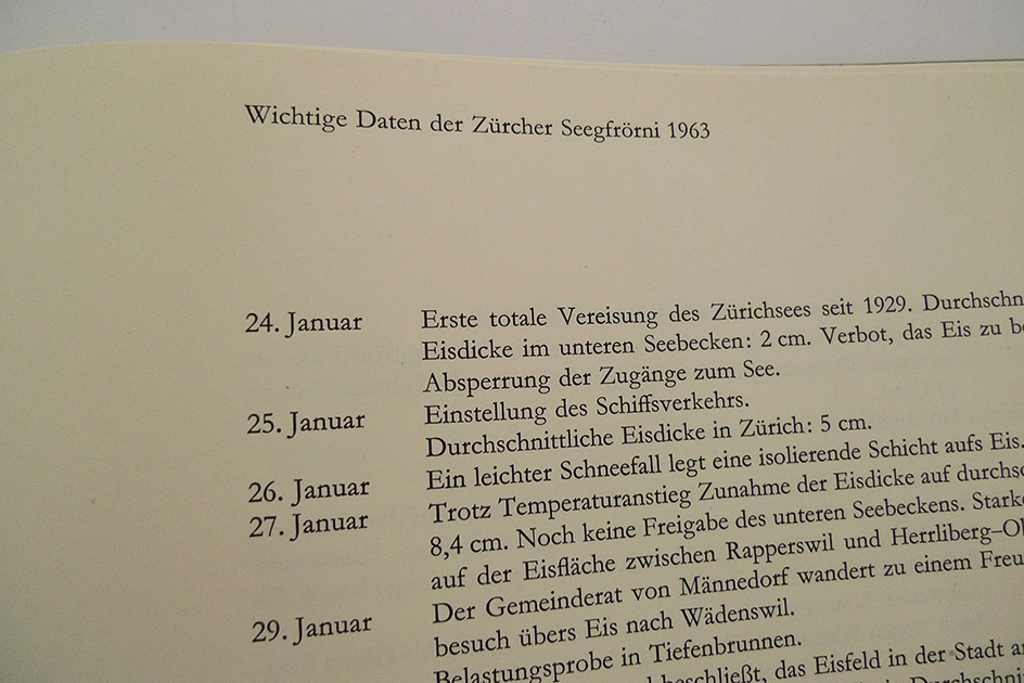 Zürcher Seegfrörni 1963