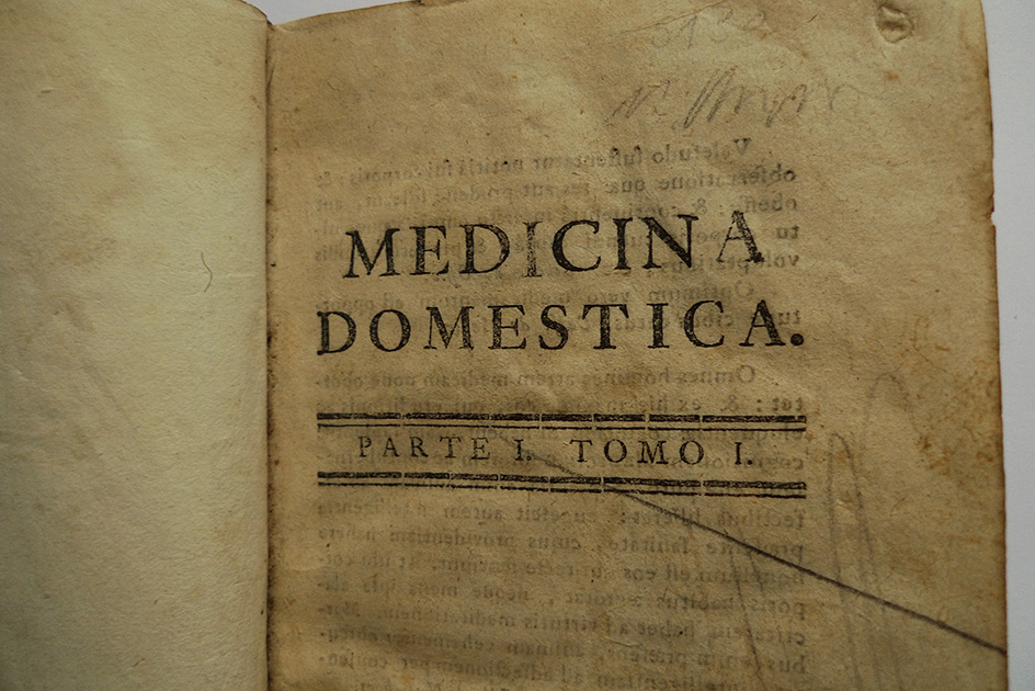 Medicina Domestica; Parte I; Tomo I