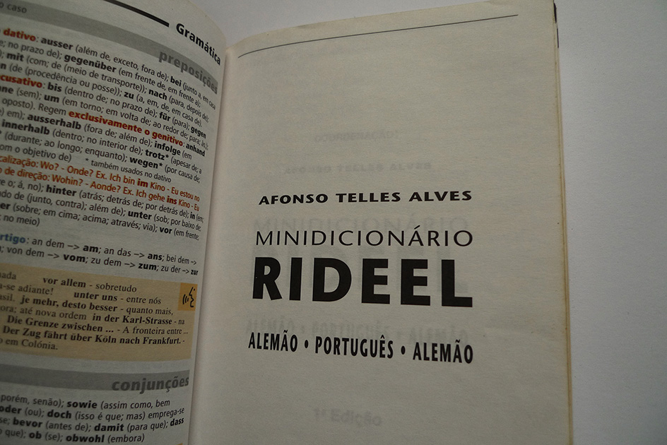 Minidicionário RIDEEL; Alemão – Português – Alemão