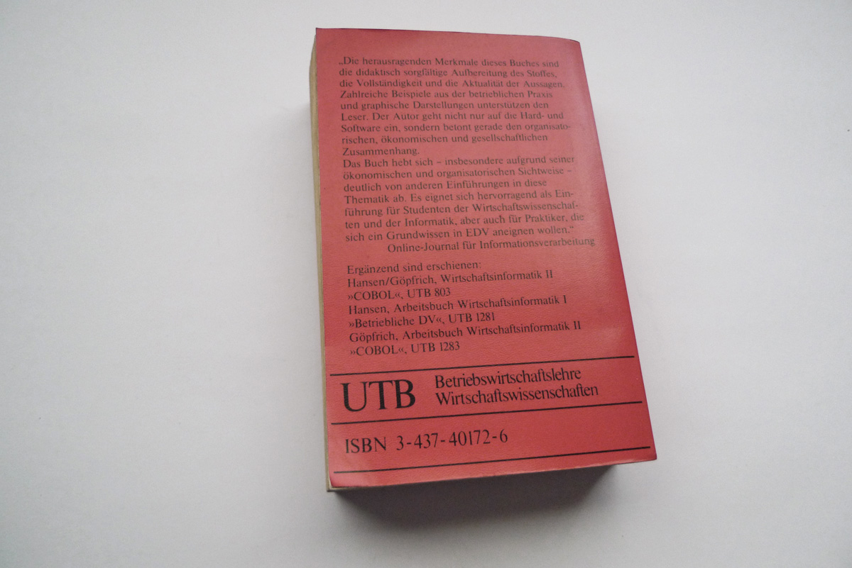 Wirtschaftsinformatik I