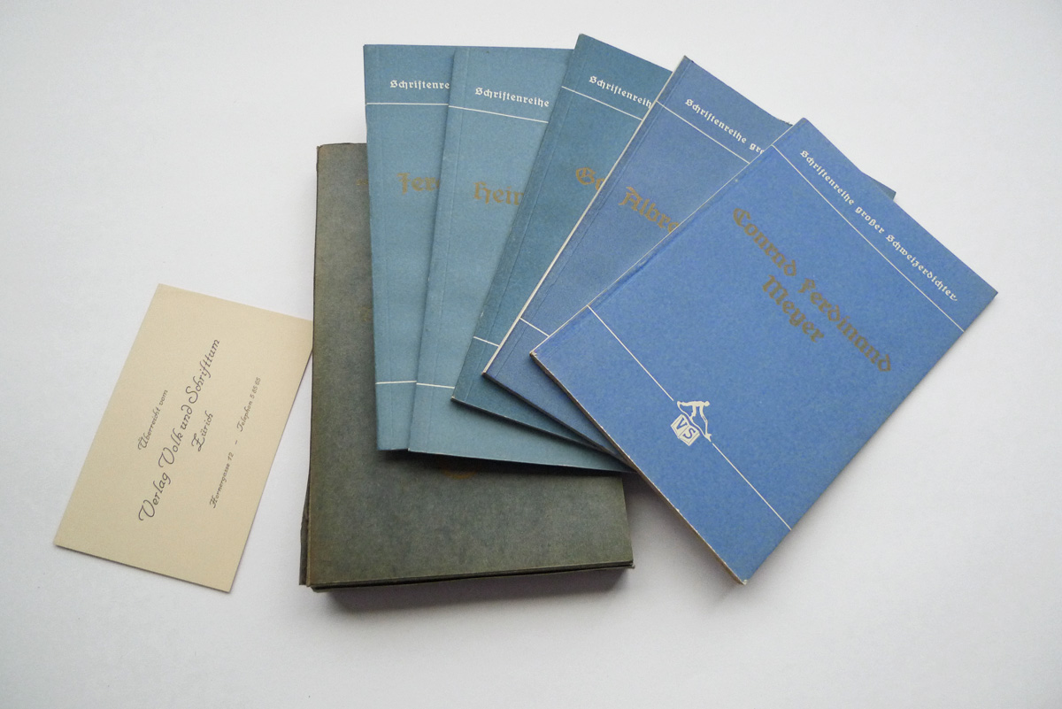 Schriftenreihe grosser Schweizer Dichter