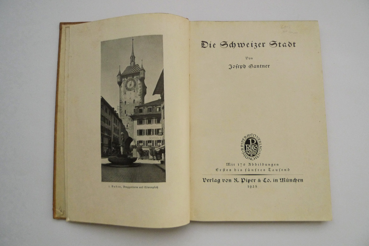Die Schweizer Stadt von Joseph Gantner