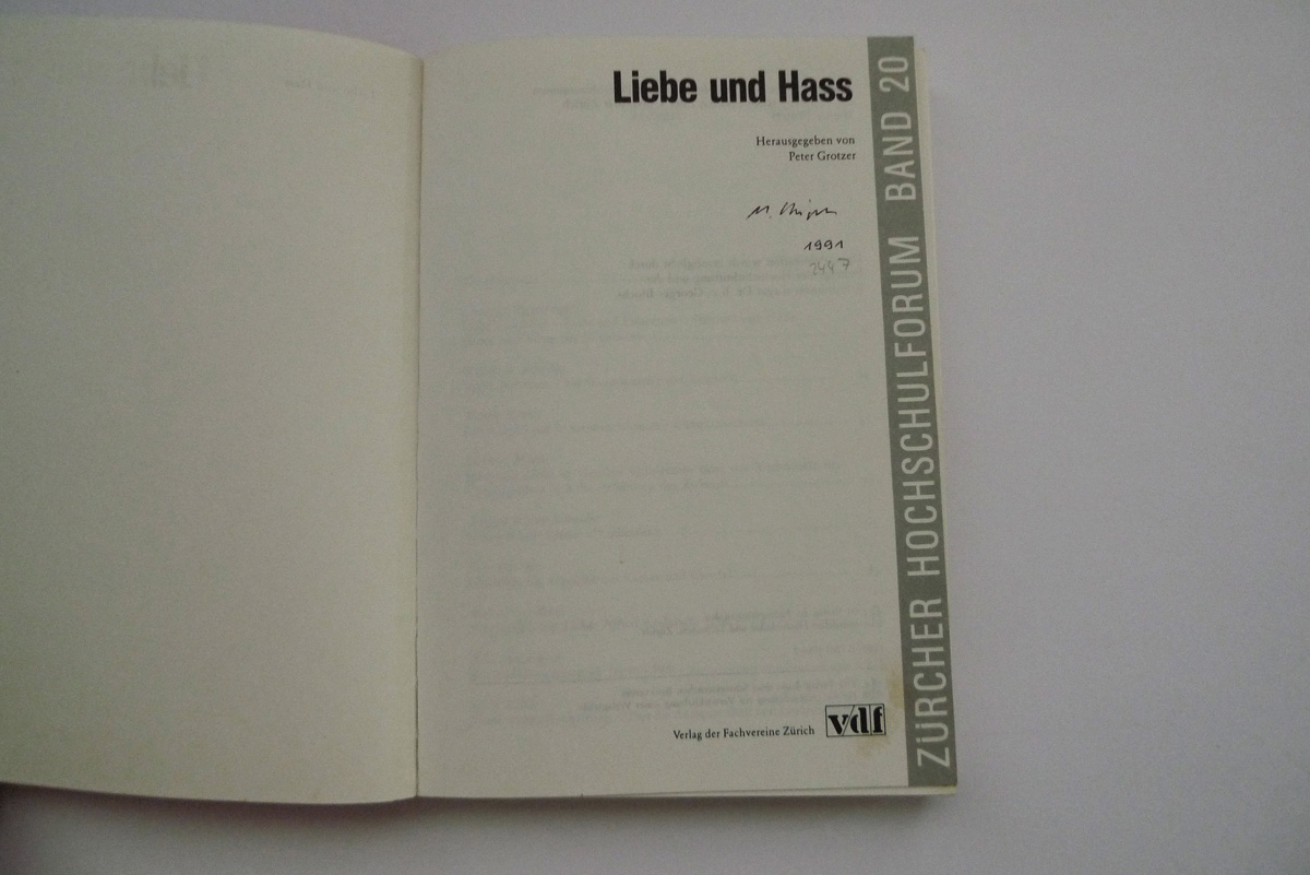 Liebe und Hass