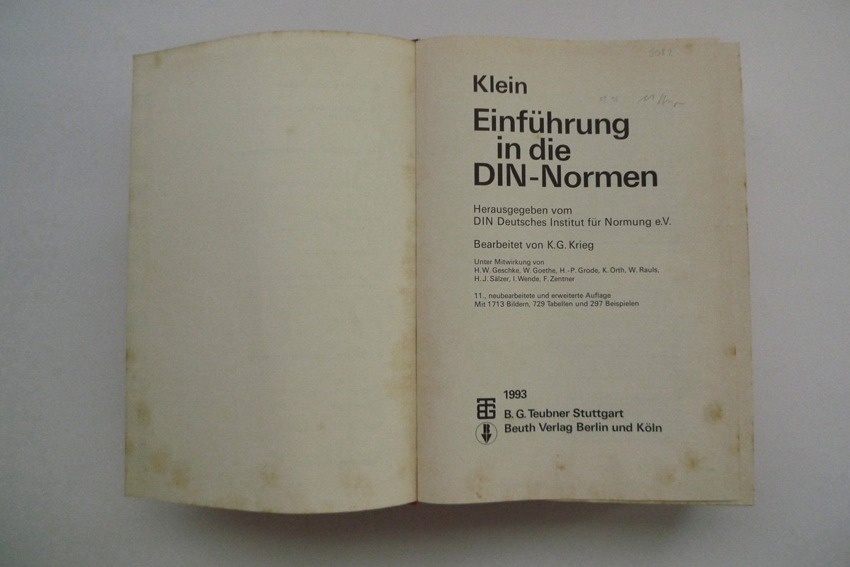 Einführung in die DIN-Normen