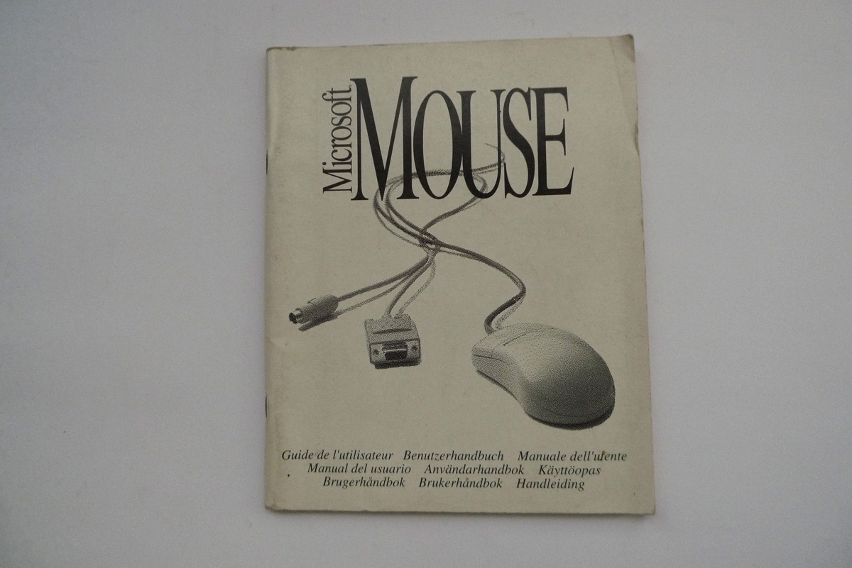 Microsoft Mouse with IntelliPoint Software