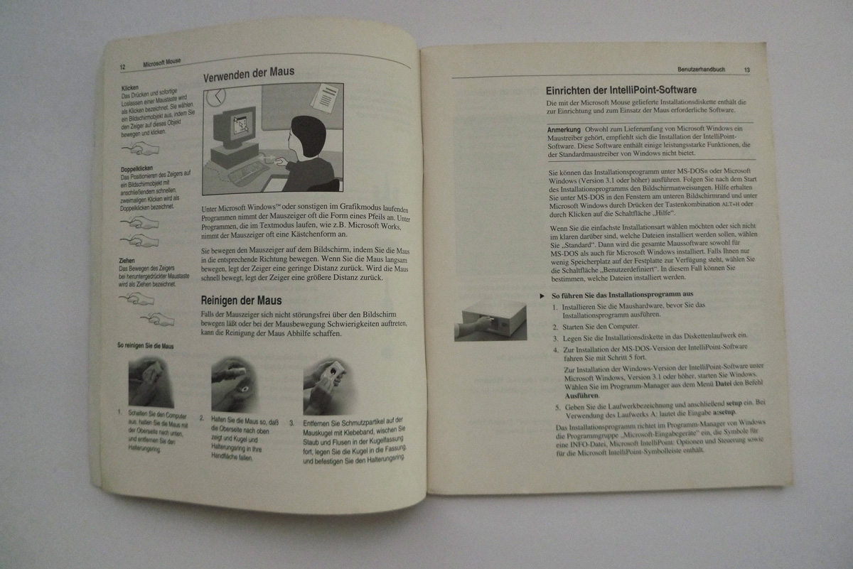 Microsoft Mouse with IntelliPoint Software