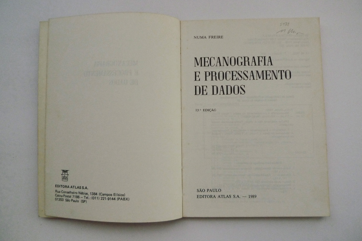 Mecanografia e Processamento de Dados