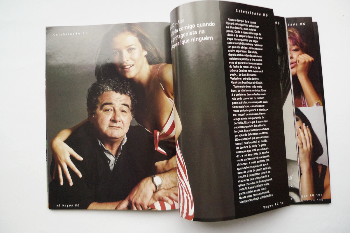 Vogue Brasil RG; Luana Piovani