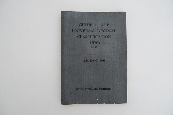 Guide to the Universal Decimal Classification (UDC)