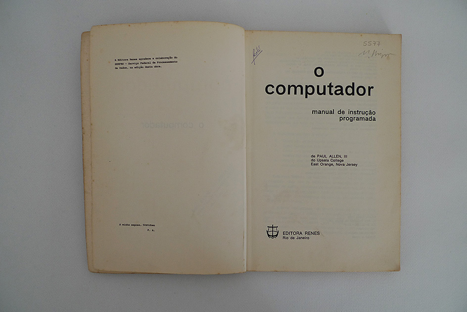 O computador; Manual de instrução programada