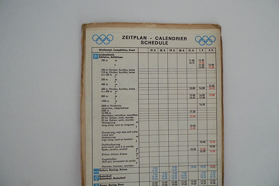 Olympia Karte 1972 München