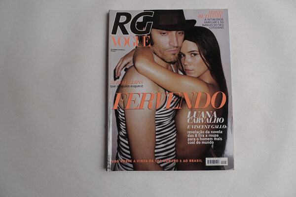 Vogue Brasil RG; Luana Carvalho, Vincent Gallo